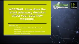 Webinar: How does the latest adequacy decision affect your data flow mapping
