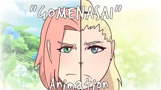 "Gomenasai" Ino & Sakura [Naruto Animation]