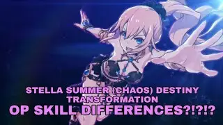 IDOLA PHANTASY STARS SAGA : STELLA (SUMMER ) DESTINY TRANSFORMATION (CHAOS)