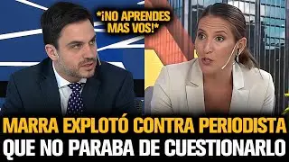 MARRA EXPLOTÓ CONTRA PERIODISTA QUE NO PARABA DE CUESTIONARLO
