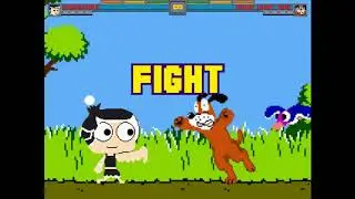 MUGEN: Gumball And Hanazuki Vs Duck Hunt Dog (Requested)