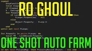 RO GHOUL | HACK/SCRIPT | ONE SHOT AUTO FARM GUI