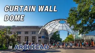 How to create realistic dome in Archicad - Tutorial