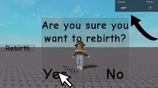 How to make a Rebirth GUI/System On Roblox Studio