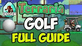TERRARIA Golf How to play (Full Guide) (EASY) | Terraria 1.4.4.9