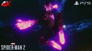 Marvel's Spider-Man 2 PS5 - Programmable Matter Suit Style 1 Free Roam Gameplay (4K)