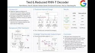 Tied & Reduced RNN-T Decoder - (3 minutes introduction)