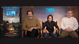 Christian Slater, Demián Bichir & Evan Whitten On Netflix's CHUPA, lucha libre & fun on set