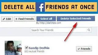 How to Delete/Unfriend all Facebook Friends at Once | New Trick 2022