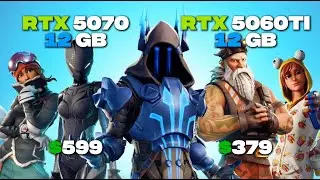 RTX 5060ti 16GB vs RTX 5070 12GB Battlefield 6, Fortnite & Warzone Performance Comparison