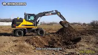 XN75BPRO — Yanmar engine. Patented joint tires. Iron-solid stability. Ready for tough ground.