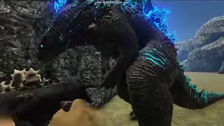 TITANUS GODZILLA vs SHOWA GODZILLA ::: Ark Survival Evolved