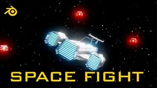 Space Fight Short Animation