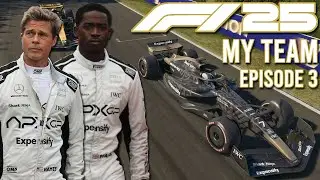 F1 25 APXGP MY TEAM CAREER | EPISODE 3 | SONNY HAYES FINALLY FINISHES A RACE