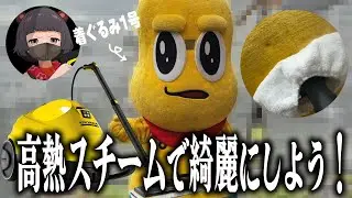 5年間、1度も洗っていない着ぐるみをスチームクリーナーで洗ってみた。【ケルヒャーSC2】