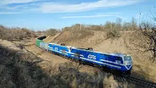 TE33AC-3002/3003 [CFM] Freight train | Грузовой поезд