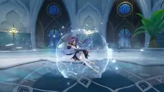 Layla idle animation, skill and ult showcase || genshin leaks || 3.2 sumeru