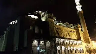 Süleymaniye camii'nde sabah ezanı