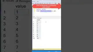SQL Tip | Quickest Way to Generate a Date Series 