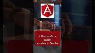What is decorator in angular ? 