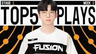 The Fusion are back in action for the 2022 Overwatch League season! | Top 5 Plays From Week 3