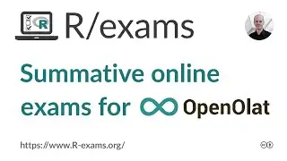Summative online exams with R/exams and OpenOlat