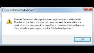 How to Fix IDM Registered with Fake Serial 100% working