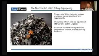 Case Study: OneCharge Forklift Lithium Battery Repurposed for Solar
