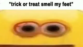 Trick or treat smell my feet