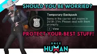 What Is The Temporary Backpack Message and How To Protect Your Best Items!