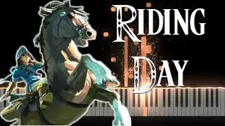 Riding Day - The Legend of Zelda Breath of the Wild [Piano tutorial] (Sheet Music+MIDI)