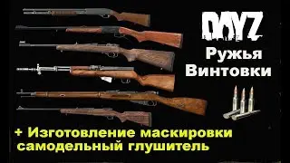 DayZ. Оружие.  Ружья, винтовки. Делаем маскировку для винтовок и самодельный глушитель