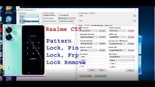 Realme C55 Phone Unlock Pattern, Pin , Frp lock 🔒 Remove Umt Tool 🔥🔥