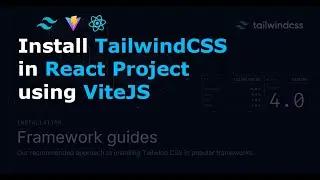 How to Install Tailwind CSS version 4 in a React Project with Vite: A Beginner's Guide