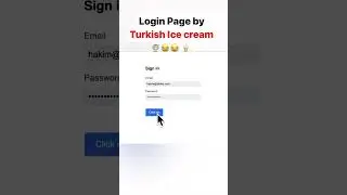Interesting Login Page 