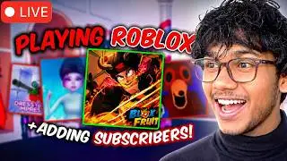 ROBLOX LIVE 🥳 Blox Fruits Adventure With Subscribers | 