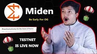 Miden Testnet & Limited OG NFT 2026 🪂 - Privacy L2 Poject Raised $25 Million Funding 🔥