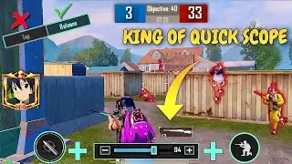 KING of QUICK SCOPE M24 🔥 Best Setting TDM M24 Guide | PUBG BGMI