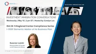 I-956F Elements: Matter of Ho Business Plan | RIA EB-5 Regional Center Compliance Series