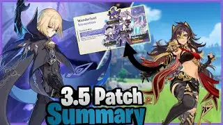 Genshin Patch 3.5 Summary with codes
