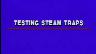 Steam trap testing