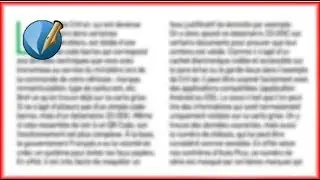 Scribus : mettre un texte sur une page