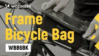 Frame Bicycle Bag, Bicycle Phone Cover 1L - Wozinsky WBB6BK. Check!