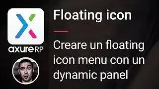 Axure RP9 - Mobile Floating Menu Icon