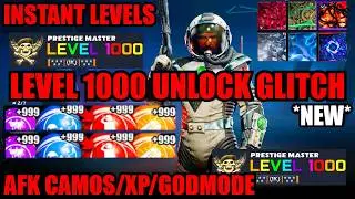 *NEW* SOLO LEVEL 1000 UNLOCK GLITCH! INSTANT LVLS/GODMODE XP/CAMOS! BO7 GLITCHES! BO7 ZOMBIES GLITCH