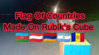 Flag of Countries Made On Rubik's cube