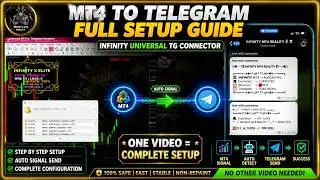 🚀 MT4 To Telegram Complete Setup Tutorial | INFINITY Universal TG Connector (Free Lifetime) 