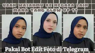 Telegram bot to edit faces to other countries.