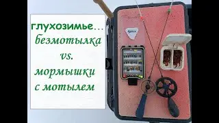 Глухозимье... Безмотылка vs.  мормышка с мотылем