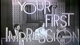 YOUR FIRST IMPRESSION opening credits NBC game show